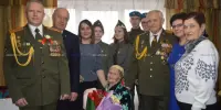 Поздравление участницы Великой Отечественной войны Т.Я. Ефременко