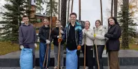 Трудовая акция "Молодёжь за чистоту городов и мемориалов"
